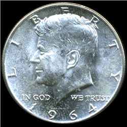 1964 JFK Half MS64/65 Overweight ERROR (COI-10606)