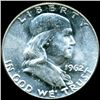 1962D Franklin Half MS64/65 Scarce Underweight ERROR (COI-11276)