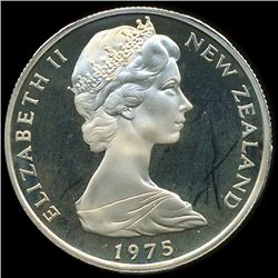 1975 New Zealand 50p Proof 68 ERROR (COI-10246)
