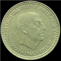 1970s Spain 1p ERROR XF (COI-10345)