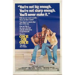 One On One Original 1 Sh Movie Poster Basketball Film