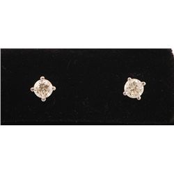 18K 0.50ct Diamond Studs