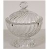 French Baccarat Crystal Dish With Lid