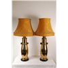Pair of Vintage Brass Marbro Lamps