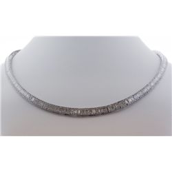 18K 13.37ct Diamond Necklace
