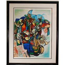 William Tolliver (1951-2000) Transcendent of the Blues, Pencil Signed