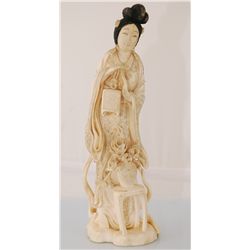 Antique Asian Ivory Statue