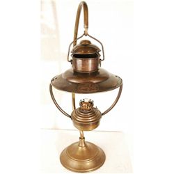 Mahogany Hall World Famous Sporting House Brothel Brass Hanging Lamp 1800's