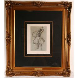 Signed Degas "From the Danse Dessin"
