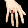 Image 2 : 15.50ct Ruby 2.00ct Diamond Ring
