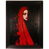 Image 1 : Red Lady Oil Painting