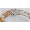 Image 3 : 18K 9.42ct Multicolor Diamond Bangle