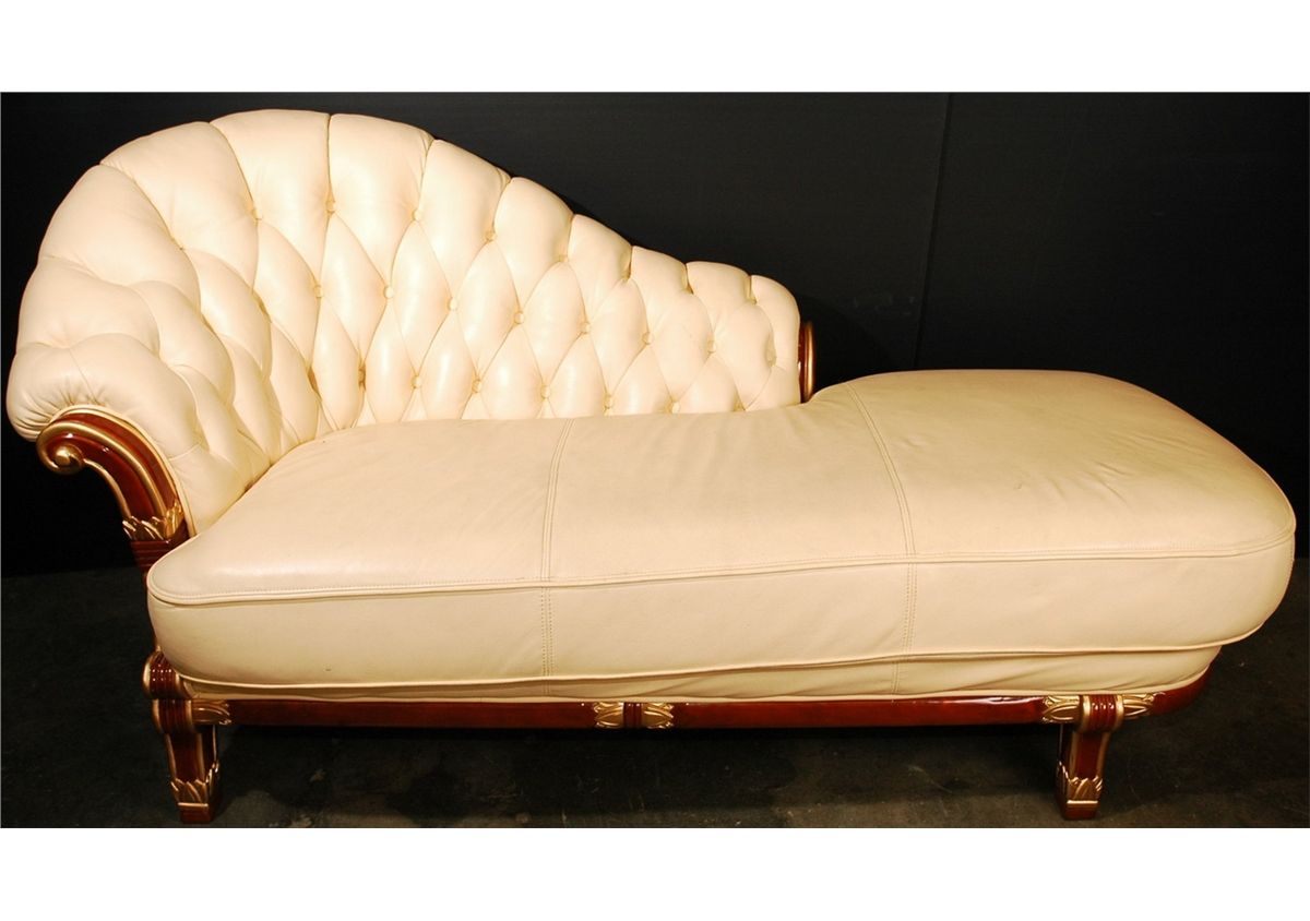 Leather Chaise Lounge