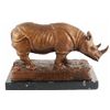 Standing Rhino Bronze
