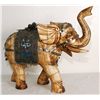 Image 1 : Hand Carved Bone Elephant 15" Tall