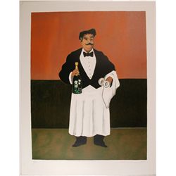 Guy Buffet, JEAN-PIERRE, Pencil Signed Serigraph