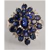 6.62ct - Sapphire and Diamond Ring