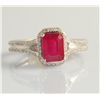 Image 2 : 1.90ct - Ruby and Diamond Ring