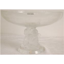 Lalique Bowl With Angel Base