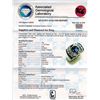 Image 3 : Sapphire (1.60 ct) & Diamond (1.11 ct) Ring