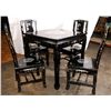 Image 2 : Mother of Pearl Dining Table With Four Chairs