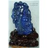 Image 1 : Semi Precious Lapis Standing Buddha