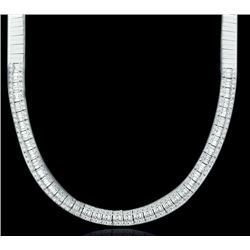 18K 7.01ct Diamond Necklace