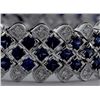 Image 2 : 14.51 ct - Diamond & Sapphire Bracelet