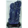 Image 1 : Semi Precious Lapis Wan Yin and Dragon