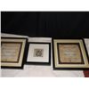 Image 2 : 3 Decorative Frames 2-12" x 12", 1-8.5" x 8.5"