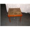 Image 1 : Babee Tenda Fold up Table with Built in Chair comes with a chalkboard that also covers the table