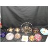 Image 2 : 12 Misc. Silverplated & Porcelain Items Creamer and Sugar, Ashtrays, Candy Dishes, Etc.