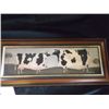 Image 1 : Signed Picture of Cows Signed Warren Kimble Framed Picture of cows