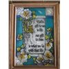 Image 3 : 8 Framed Glass  Pictures Simulated Stained Glass Pictures