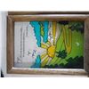 Image 9 : 8 Framed Glass  Pictures Simulated Stained Glass Pictures