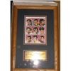 Image 2 : Framed Elvis Stamps Elvis Presley Commemorative Stamp Edition with COA 2589/5000 approx 16" x 11"