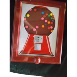 Bubble Gum Frame Picture Picture frame dispenses bubblegum 12' X 15'