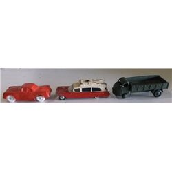 3 Vintage Toy Cars