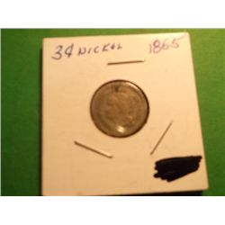 1865 Three Cent piece