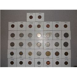 37 Misc. Foreign Coins