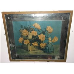 Mirrored Print Aprox 26" x 23"