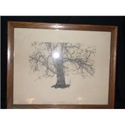 Print New Leaves 1941 Collection of Mr. & Mrs. W. E. Phelps Aprox. 18" x 15"