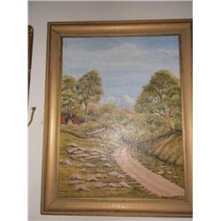 Oil on Board Signed Tronnie Commens Aprox 19" x 15"