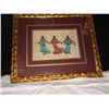 Image 2 : Signed lithograph of Greek Dancers Matted and Framed 23 inches by 18 1/2 inches