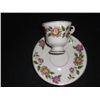 Image 9 : Fenton Opalescent Candy Dish With Handle, Royal Vale Tea Cup & Saucer rose pattern bone China made i