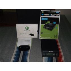 Dymo Postal Scale & Clear Spot 3G Hotspot Both with Boxes