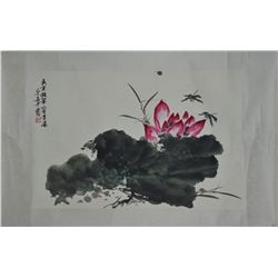 Chinese Watercolour Painting on Paper