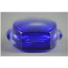 Image 3 : Set Two Chinese Glass Blue & Orange Snuff Bottles
