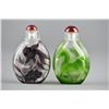 Image 1 : Set of Two Chinese Peking Glass Snuff Bottles