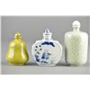 Image 1 : Set of Three Chinese Porcelain Snuff Bottles